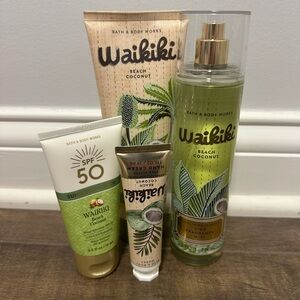 Bath & Body Works Waikiki Beach Coconut Set NEW